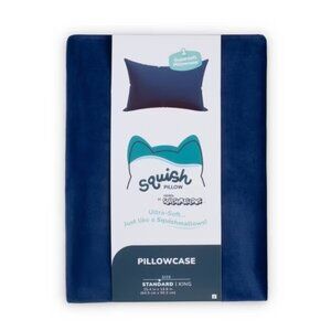 SquishPillow by Original Squishmallows King Ultra Soft Pillowcase Cover Navy